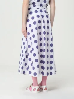 Gonna Moschino Couture in cotone a pois