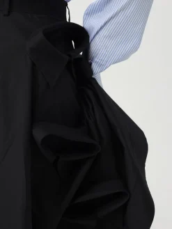 Gonna Moschino Couture in cotone con applicazioni