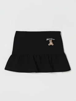 Gonna Moschino in misto viscosa con logo