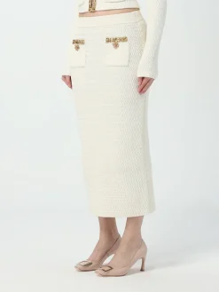 Gonna Self-Portrait in misto lana e cotone