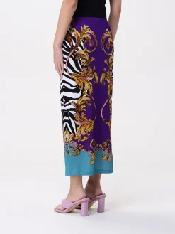 Gonna stampata Versace Jeans Couture in viscosa