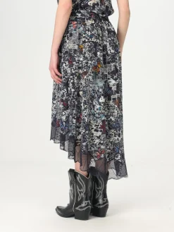 Gonna Zadig & Voltaire in viscosa stampata