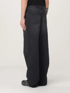 Jeans a gamba larga Off-White in denim