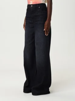 Jeans a zampa Chloé in denim