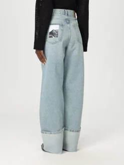 Jeans ampio a vita media Moschino Jeans