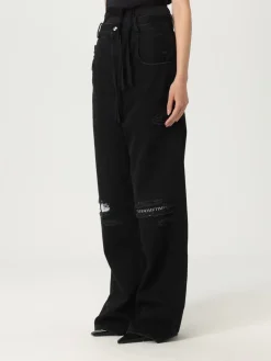 Jeans Ann Demeulemeester in denim distressed