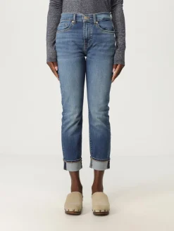Jeans cropped 7 For All Mankind in denim