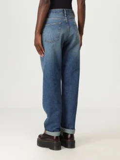 Jeans Darkpark in denim di cotone con charm