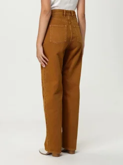 Jeans Golden Goose in denim di cotone con ricami