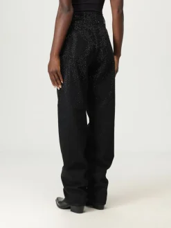 Jeans Golden Goose in denim con strass