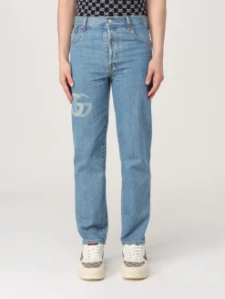 Jeans Gucci in denim con monogram
