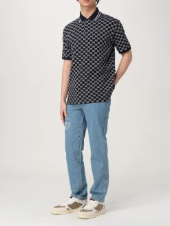 Jeans Gucci in denim con monogram