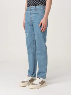 Jeans Gucci in denim con monogram