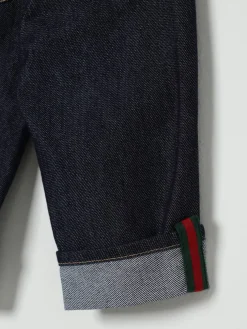 Jeans in denim Web Gucci