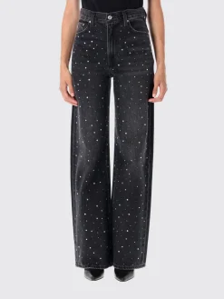 Jeans Levi's in denim con strass