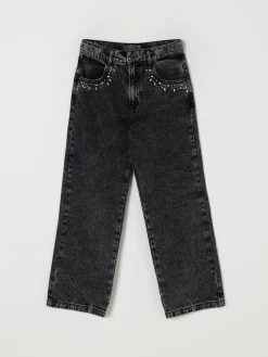 Jeans Little Marc Jacobs in cotone stretch con strass