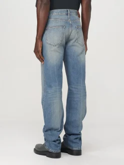 Jeans McQueen in denim