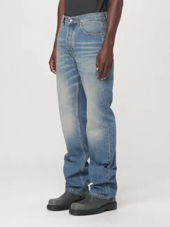 Jeans McQueen in denim