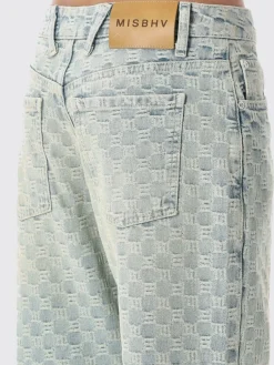 Jeans Misbhv in denim con monogram