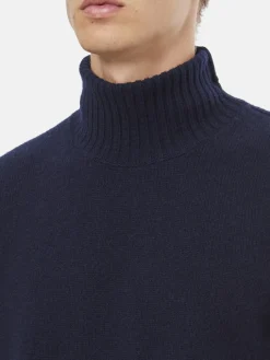 Maglia a dolcevita in lana di agnello Drumohr