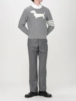 Maglia a girocollo 4-bar Thom Browne in cotone