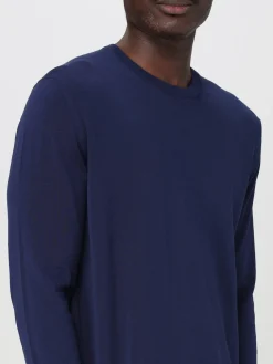 Maglia a girocollo basic Drumohr in cotone rasato