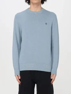 Maglia a girocollo con logo Timberland in cotone