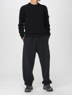 Maglia a girocollo con logo Stone Island