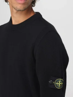 Maglia a girocollo con logo Stone Island