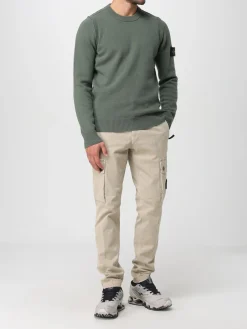 Maglia a girocollo con logo Stone Island