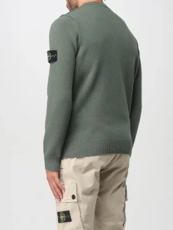 Maglia a girocollo con logo Stone Island