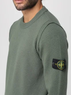 Maglia a girocollo con logo Stone Island
