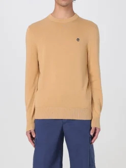 Maglia a girocollo con logo Timberland in cotone