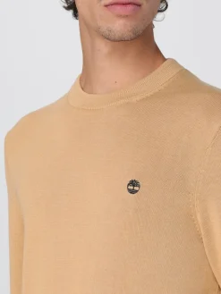 Maglia a girocollo con logo Timberland in cotone