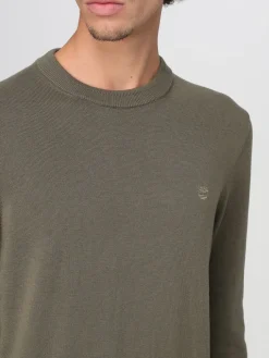 Maglia a girocollo con logo Timberland in cotone