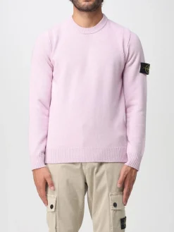 Maglia a girocollo con logo Stone Island