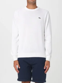 Maglia a girocollo con mini logo Lacoste in cotone