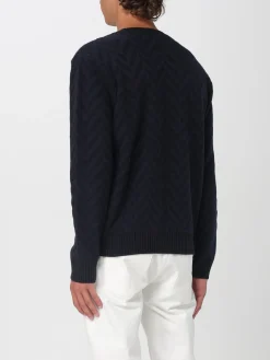 Maglia a girocollo Emporio Armani in lana vergine