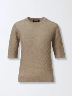 Maglia a girocollo Fabiana Filippi con paillettes