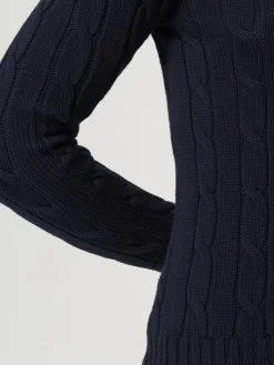 Maglia a girocollo in cotone intrecciato con logo Pony Polo Ralph Lauren