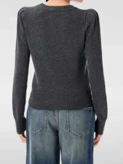 Maglia a girocollo in cotone e lana con logo Isabel Marant Etoile