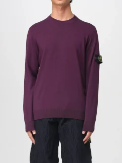 Maglia a girocollo in lana vergine Stone Island
