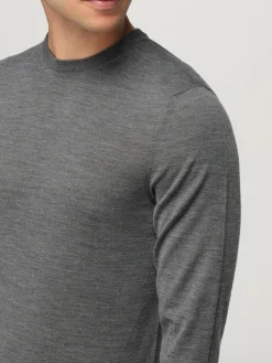 Maglia a girocollo in lana Drumohr