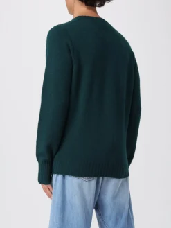 Maglia a girocollo in lana di agnello Drumohr