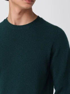 Maglia a girocollo in lana di agnello Drumohr