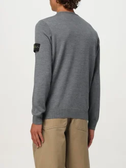 Maglia a girocollo in lana vergine Stone Island