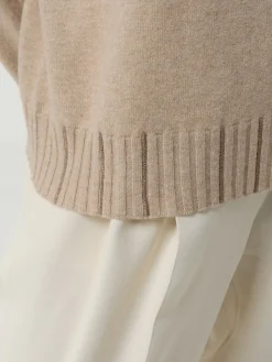 Maglia a girocollo in lana vergine e seta Fabiana Filippi