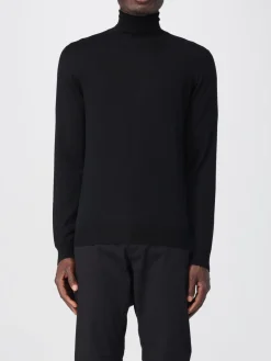 Maglia a girocollo in lana tartan Drumohr