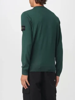 Maglia a girocollo in lana vergine Stone Island