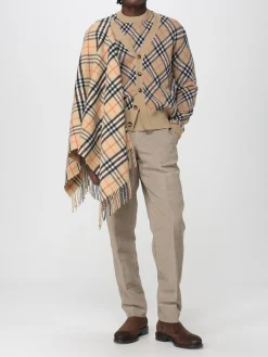 Maglia a girocollo in misto lana check Burberry